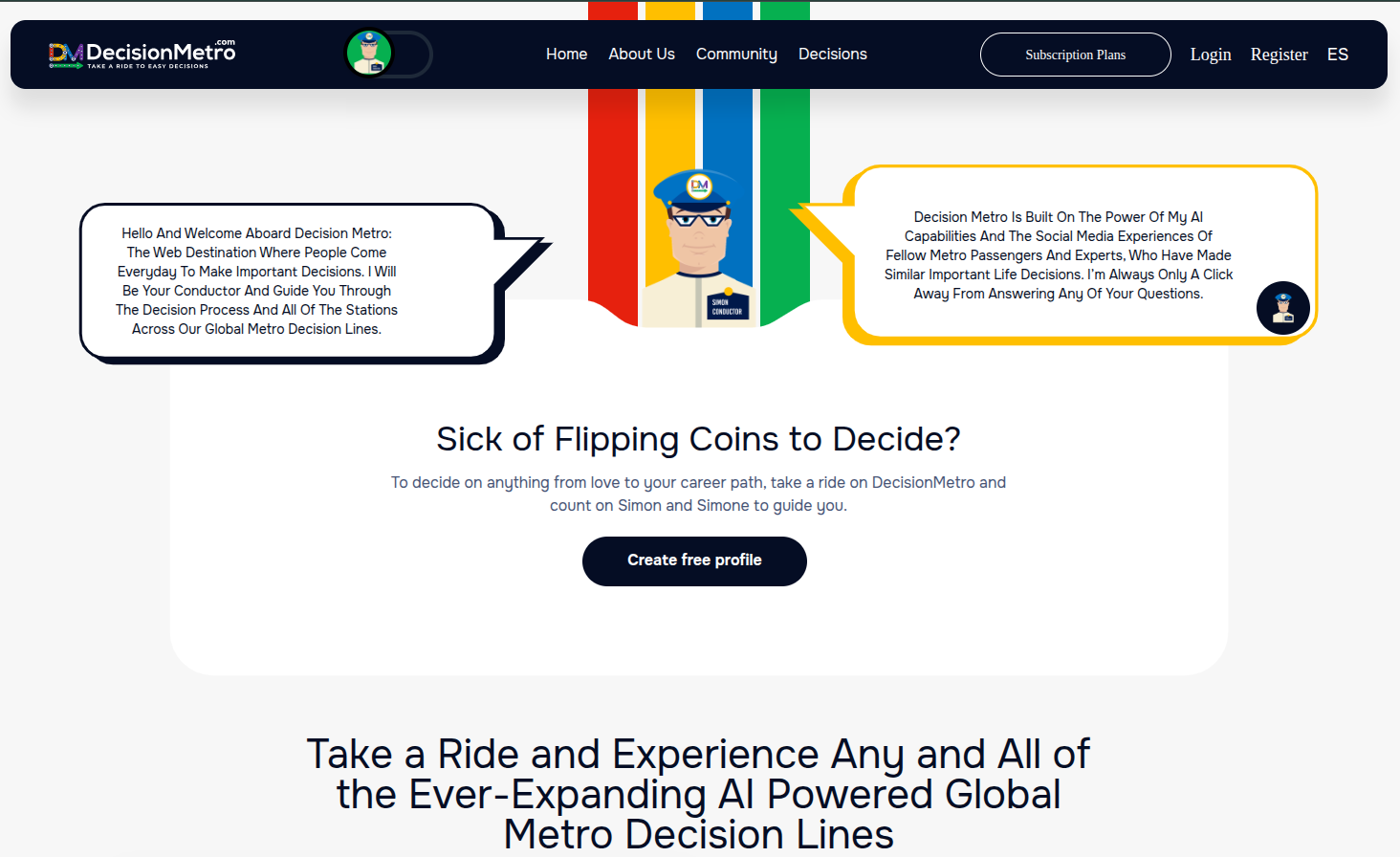 DecisionMetro – AI-Powered Decision Making